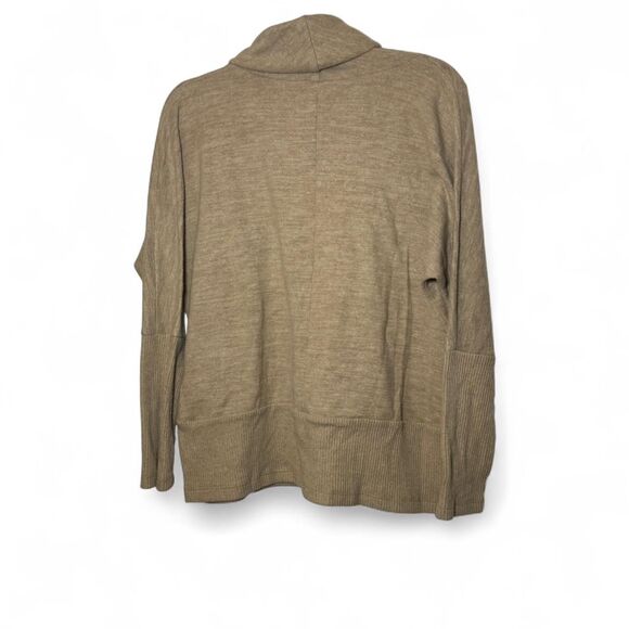 Cato Tan Cowl Neck Long Sleeve Sweater Size S - Picture 3 of 5